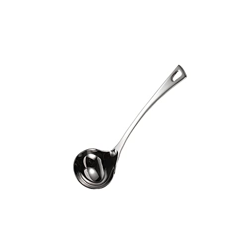 Wenkoni Gravy Ladle,Small Ladle,Gravy Spoon,Ladle Spoon Heavy Duty 18/10 Stainless Steel 8.7 Inch Gravy Ladle For Serving,Dishwasher Safe,Silver,1Pack #TOP8