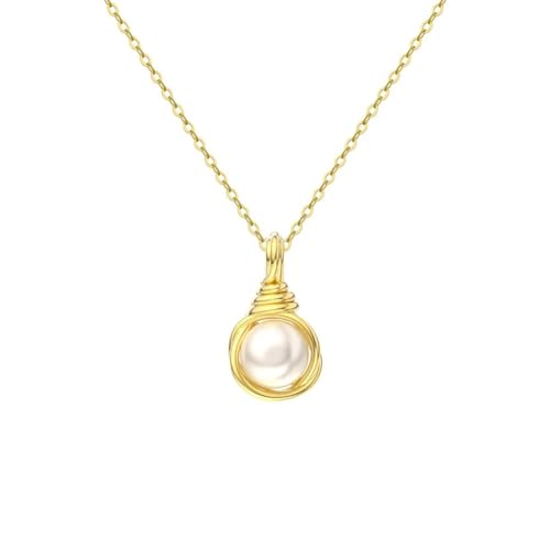 Collier perles d'eau douce femme argent 925 plaqué or : finies les allergies aux bijoux