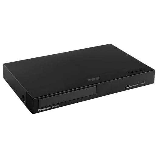 Panasonic DP-UB154EG-K Ultra HD Blu-ray Spelare, HDR10+, 4K Blu-ray Disc, 4K VoD, Dolby Atmos, HDMI, USB, Svart, 19.30 x 32.00 x 18.35 cm
