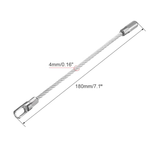 Extractor de cable flexible de 6,5 mm uxcell para cinta de pescado pasacables 2