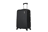TROLLEY ADC Valise Moyenne 4 Roues 65cm Rigide - Corner - Trolley ADC (Noir)