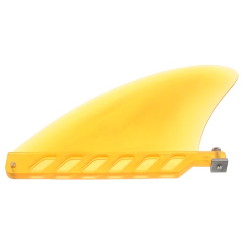 Toyvian Surfboard Tail Fin Durable Single Fin for Paddle Board Replacement Hydrodynamic Design Enhances Stability and Control for Water Sports Enthusiasts Includes Screw