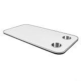 Travail en camping-car : la table spacieuse offre de la place pour manger, travailler sur un ordinateur portable ou préparer des aliments dans des espaces compacts ; parfaite pour les propriétaires de camping-car qui cherchent à améliorer la fonctionnalité et le style de la cabine.