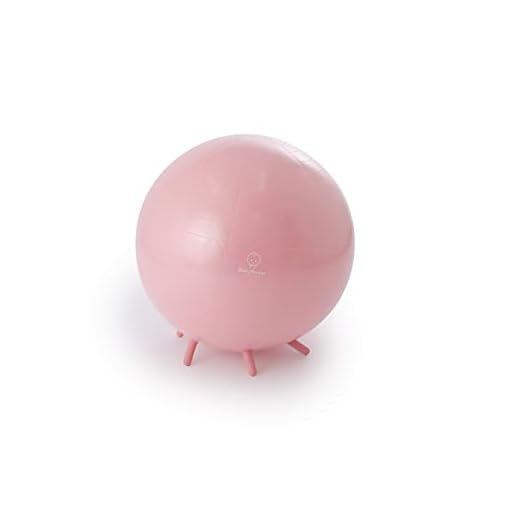 Baby Bump | Birthing Ball with Base Legs | Prenatal Fitness | Balance and Stability | Labor and Delivery | Pregnancy Comfort | Postpartum Exercise Ball Pump Included