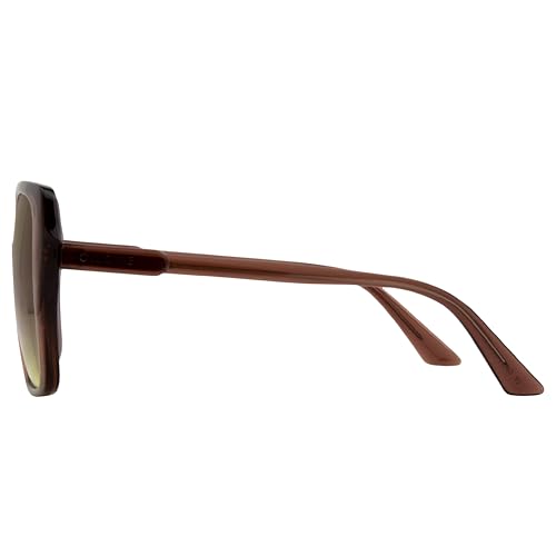 CARVE Ebony Trendy Sunglasses – Retro Oversized Square Frame, Bold Unisex Style, 100% UV Protection, Optically Correct Lenses3