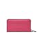 KARL LAGERFELD Women's Jacqueline Zip Wallet with Pins, Fuchsia, One Size
