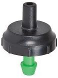 DIG Corporation PC Drip Emitters, 2 GPH, Green, Bag of 100