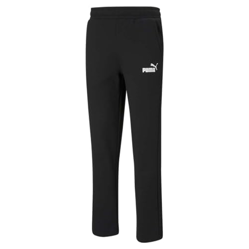 Image of PUMA Mens Essentials Logo Pants Casual Drawstring - Black - Size M