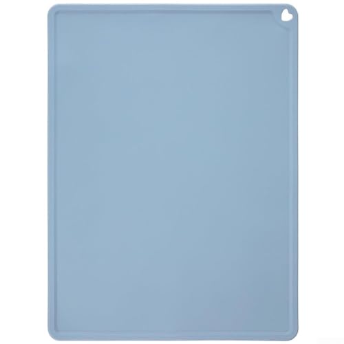 Minhe Silicone Mat 400 x 300 mm for 3D Printer, Resin Transfer and Cleaning Accessory, Light Blue, 1 PCS