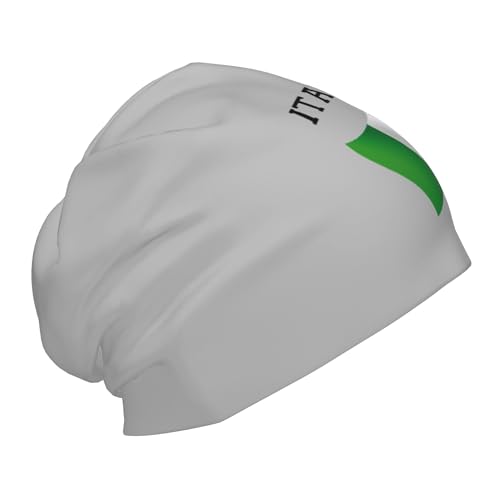 Italia Italy Italian Flag Children Hip Hop Knitted Hat Kids Elastic Leisure Knit Cap Warm Sleep Beanies Black 7