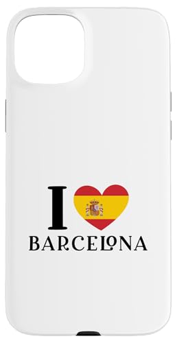I Love Barcelona Spain Heart �X�y�C������ �X�}�z�P�[�X iPhone 15 Plus �p