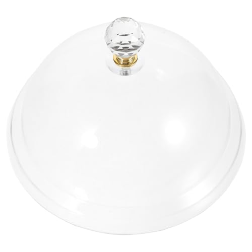 AUTSUPPL Copri Vivande Trasparente in Campana per Dolci e Frutta Resistente e Leggera Coperchio Protettivo per Vassoio Snack e Dessert Facile da Sollevare e Pulire Riutilizzabile