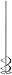 Produktbild Einhell Rührer Farbe Farb-Mörtelrührer-Zubehör (passend für Einhell Farb-Mörtelrührer TC-MX 1100 E, Sechskant-Aufnahme, 60 cm lang, 8 cm Durchmesser)