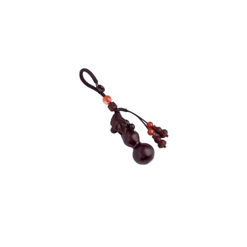 ADERFETBI Llavero Calabaza de Madera Que simboliza la Fortuna y la Suerte Llavero Colgante de Coche, Llavero Regalo for Hombres y Mujeres Llavero decoración Mochila Colgante Llavero Coche