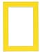8x10 Mat Bevel Cut for 5x6 Photos - Acid Free Yellow Precut Matboard - For Pictures, Photos, Framing - 4-ply Thickness