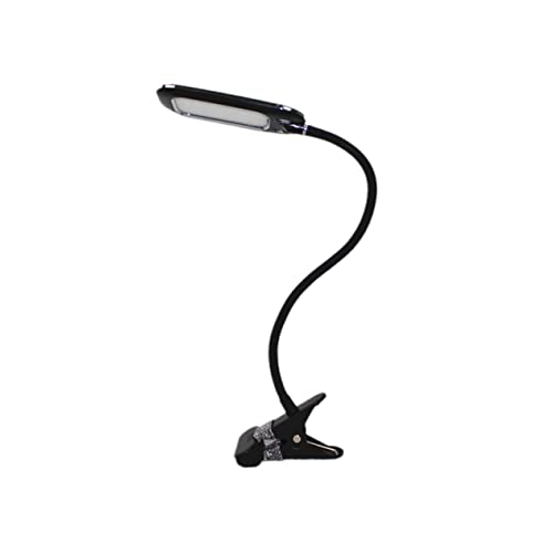 KONTONTY Clip Light Portable Led Reading Lamp 3 Brightness Settings Flexible for Bed Desk Travel