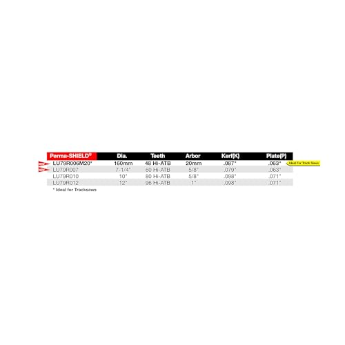 Freud LU79R007: 7-1/4" Thin Kerf Ultimate Plywood & Melamine Blade thumbnail 8