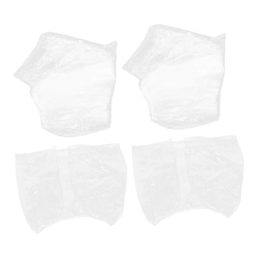 4Pcs Disposable Clear Plastic Bike Waterproof Dust for Mountain, Electric, Road Bikes & Travel, Gym Equipment Indoor & Outdoor (XL)