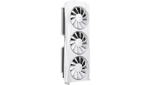 Image of XFX Quicksilver AMD Radeon RX 9070XT White Gaming Edition with 16GB GDDR6 HDMI 3xDP, RDNA 4 RX-97TQICKW9, Graphics Card, Compatible with Desktop PCs
