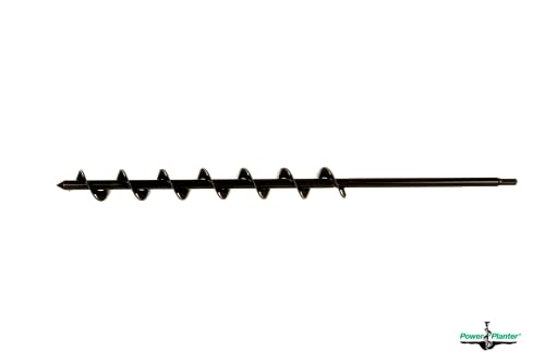 Power Planter Bulb Auger & Bedding Plant Tool - 2x30" Garden Auger Drill Bit with 1/2" Non-Slip Hex Drive, Hand-Welded Planting Auger Gardening Drill, Earth Auger Digging Tools, Up to 30" Deep image 3