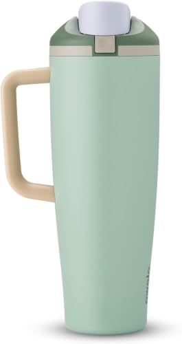 Image of Owala FreeSip Tumbler - Stainless Steel - 40-oz. - Green (Eucalyptus) (Pack of 6)