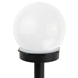 Lampy SOLARNE OGRODOWE KULA lampa solarna ogrodowa LED kule biała do ogrodu