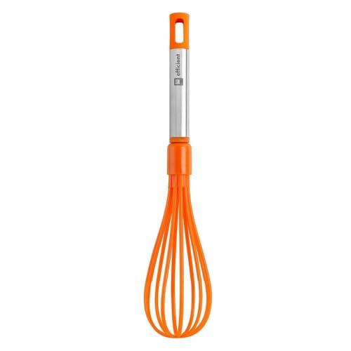 BRA Efficient Batidora de Cocina, Acero INOX, Nailon y Silicona, Naranja, 31 cm