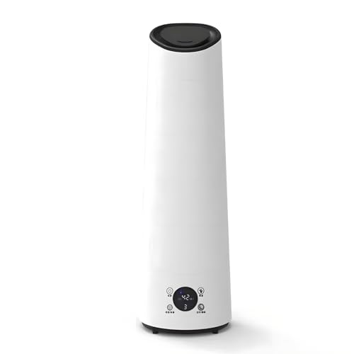Umidificatore intelligente, telecomando da 25 W, grande capacità, design silenzioso, spegnimento automatico, ideale per camere da letto e asili nido