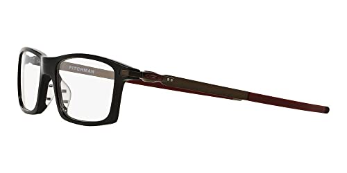 Image of Oakley mens Ox8050 Pitchman Rectangular Prescription Eyeglass Frames