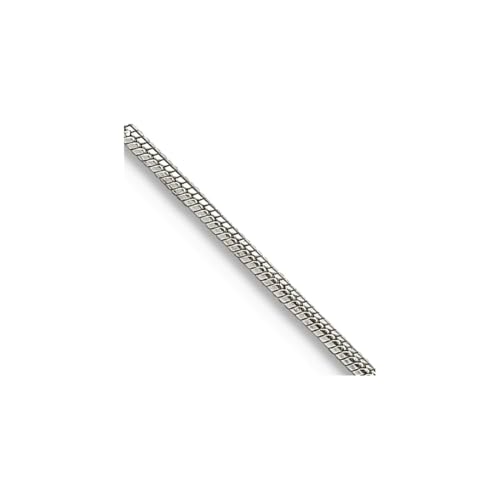 Bijou chaîne serpent en argent 925 brillant pour femme