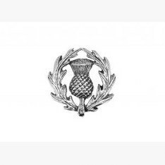 Scottish Thistle Pin Badge Brooch Gift, Supplied in Organza Bag by Pewter Gifts