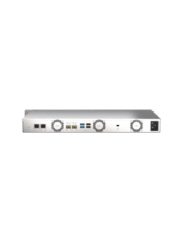 Image of QNAP TS-435XeU-4G-US 4 Bay High-Speed Short Depth Rackmount NAS with M.2 NVMe SSD, Quad Core Marvell Octeon CPU, 4GB DDR4 Memory, Dual 2.5GbE (2.5G /1G /100M) and 10GbE Network Connectivity (Diskless)
