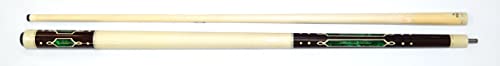 Meucci Sb5-G Handcrafted Billiards Pool Cue Stick + Pro Shaft - Green + Hard Case #TOP1