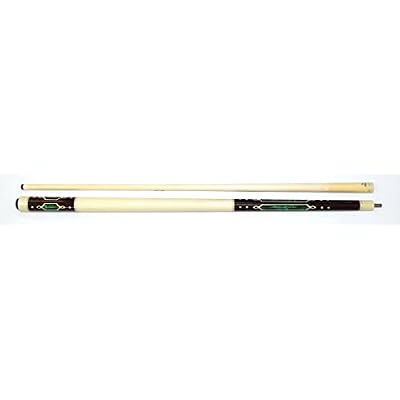 Meucci SB5-G Handcrafted Billiards Pool Cue Stick + PRO Shaft - Green + Hard CASE