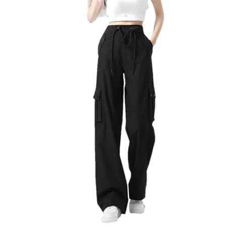 Pantalon cargo femme taille haute pour un style urbain decontracte