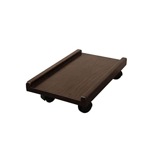 Soporte para CPU de madera con ruedas, tamaño pequeño, 27 cm x 46 cm x 10 cm miniatura 1