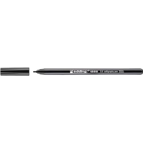Edding Fasermaler 1255 calligraphy pen, 2,0 mm, schwarz