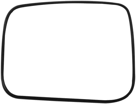 SCITOO Espejo exterior de cristal del lado izquierdo del conductor ajuste para 2008-2015 para NISSAN ROGUE WHEATED Chrome Flat espejo lateral de