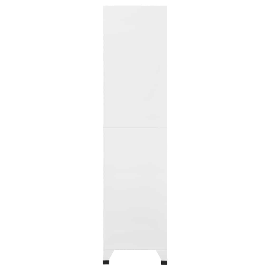 Générique Armoire à casiers Gris Clair et Gris foncé 90x40x180 cm Acier,339827