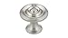 Richelieu Hardware BP18439195 Brome Collection 1-11/16 in (43 mm), Traditional Cabinet Knob, Brushed Nickel