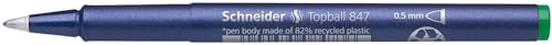 Schneider Topball 847 roller vert pour éviter les bavures d'encre lors des corrections de textes