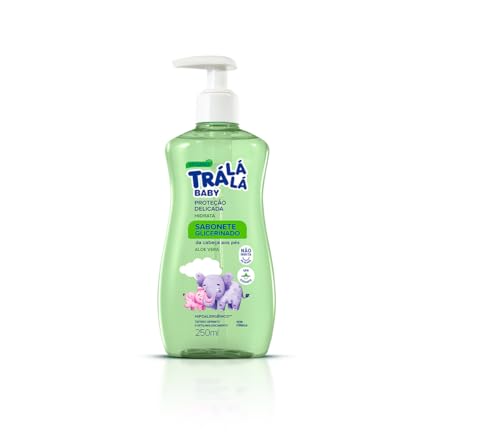 Trá Lá Lá Sabonete Liquido Hidrata Pump Personagem Baby Branco E Verde 250 Ml Trá Lá Lá Sabonete Liquido Hidrata Pump Personagem Baby Branco E Verde 250 Ml