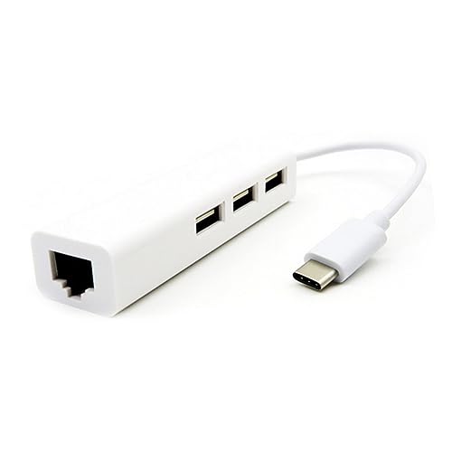 Adaptador LAN Tipo C expansor de USB compatible con Galaxy Note