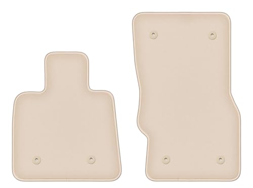 Tapis de voiture Alfa Romeo Stelvio beige, tapis auto velours SUV 2x4 2WD