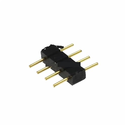 Adaptador conector RGB de 4 pines con aguja macho doble resistente pack de 20 piezas