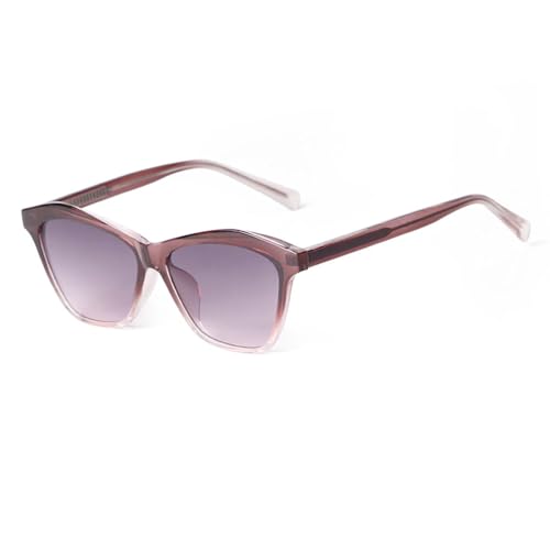 Lunettes œil de chat rectangulaires avec verres solaires haute protection