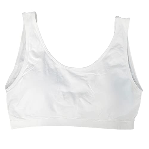 Top en soie brillant de luxe pour femme soutien-gorge beige M