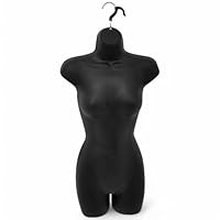 Female Hanging Full Body Mannequin Form Torso Display Bust (BLACK MATT)