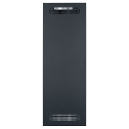 Lowell LER-4027-LRD LER Series 40U x 27 Inches Deep Enclosed AV Rack Without Rear Door; Configurable Top with 7U Opening for 19-Inch Panels; Welded Sides with Vents