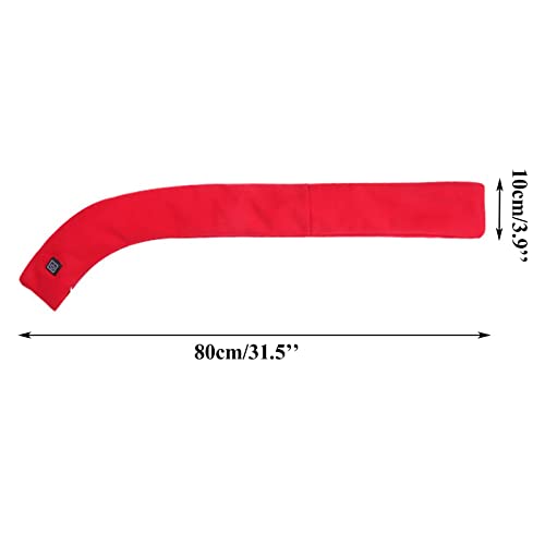 2024 New Warm Heated Scarf, Heated Scarf for Women Men, Heating Pad for Neck, Soft Fleece Winter Scarf, USB Smart Heating Neck Scarf for Christmas Gifts (Blue)4